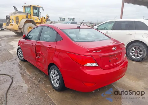 2016 Hyundai Accent Se from USA, damaged, VIN KMHCT4AE6GU078397